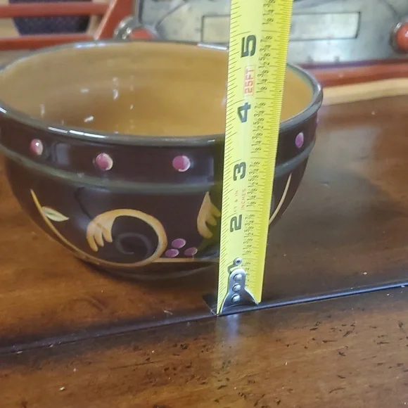 Demdaco Chocolate Berries Cereal Bowl - Picture 6 of 6